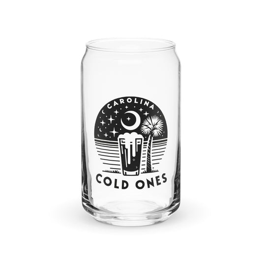 Carolina Cold Ones Can Glass
